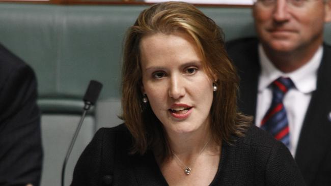 Minister for Revenue and Financial Services Kelly O’Dwyer will tomorrow introduce a bill aimed at shining a light on opaque payments from super funds to third parties. Picture: News Corp