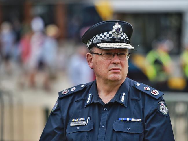 Victoria Police Chief commissioner Graham Ashton. Picture: Jason Edwards