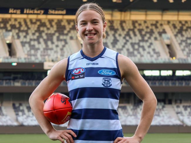 Geelong AFLW recruit Mikayla Bowen. Picture: Geelong Cats