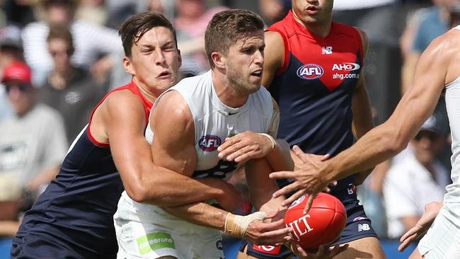 Marc Murphy made a successful return from injury. Picture: Wayne Ludbey