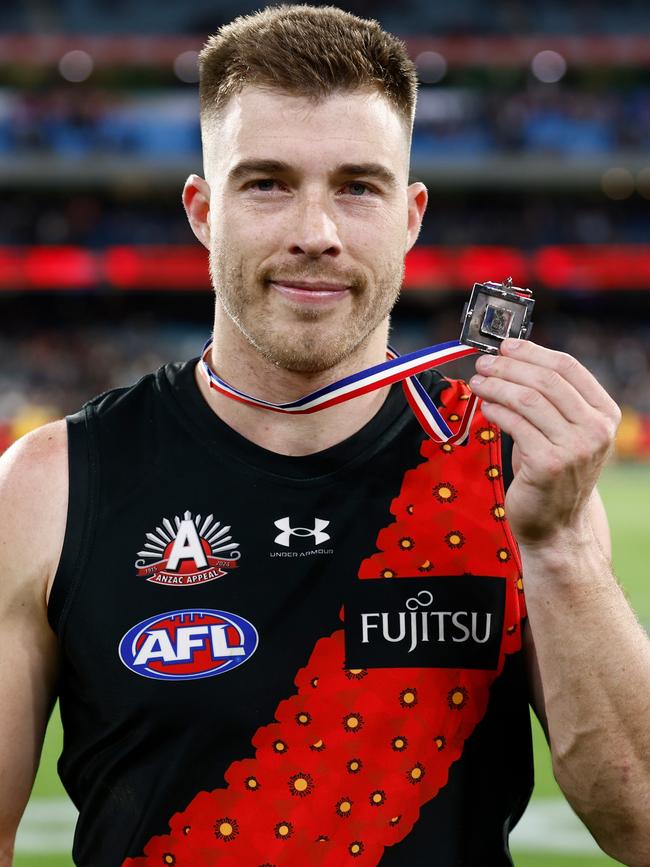 Essendon’s Zach Merrett was immense. (Photo by Michael Willson/AFL Photos via Getty Images)