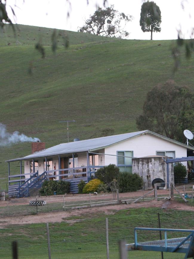 The house in Bonnie Doon where Mokbel allegedly hid before fleeing to Greece.