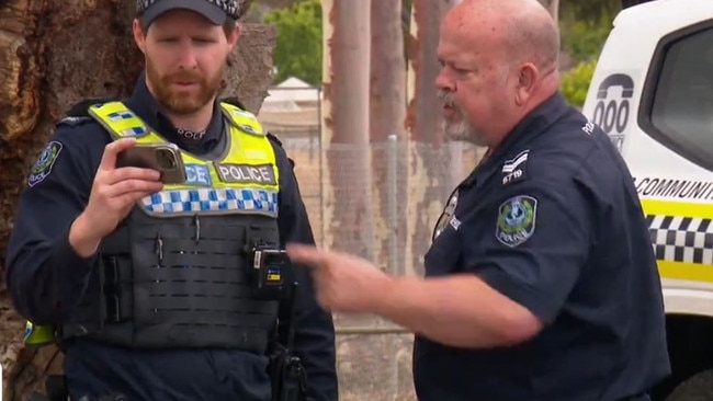 A man has been arrested at Strathalbyn after allegedly running down a teenage boy. Picture: 9News