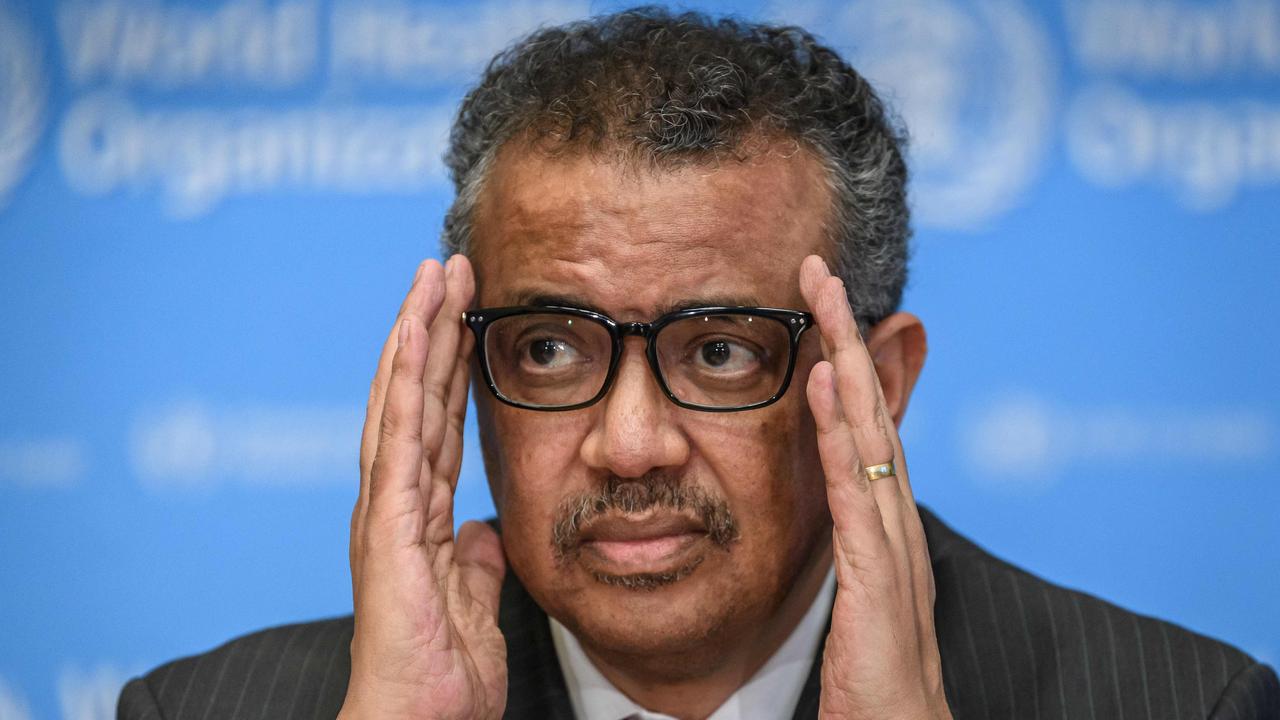 WHO Director-General Tedros Adhanom Ghebreyesus. Picture: Fabrice COFFRINI / AFP.