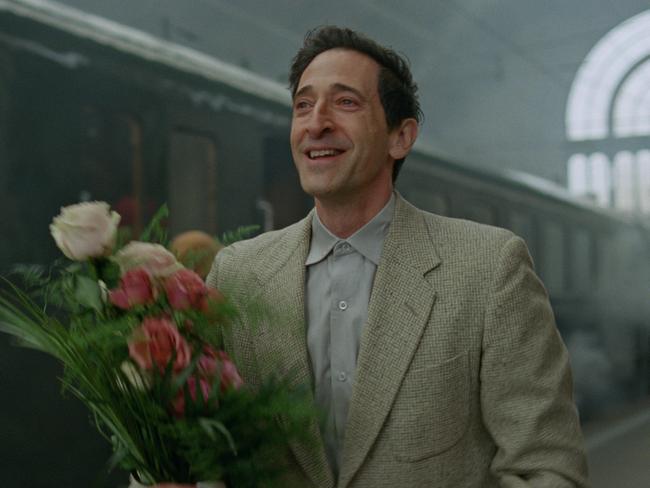 Adrien Brody as László Tóth in The Brutalist. Courtesy of A24