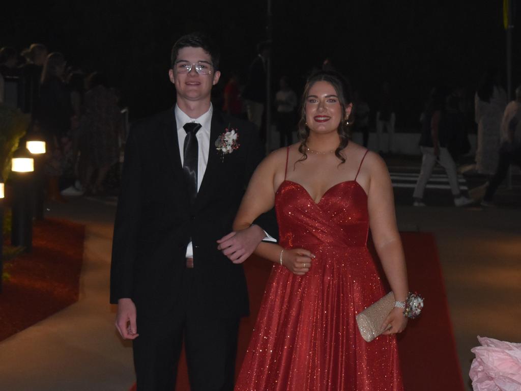 Camille de Lissa and Oliver Siebel at Assumption College Warwick formal