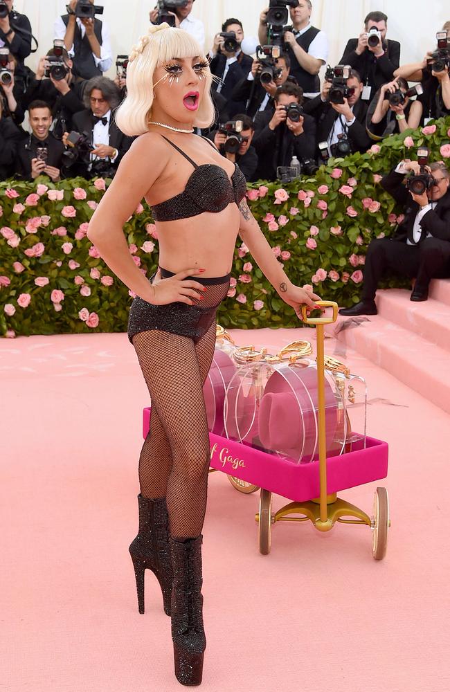 Lady Gaga at The 2019 Met Gala Celebrating Camp: Notes on Fashion. Picture: Jamie McCarthy/Getty Images/AFP