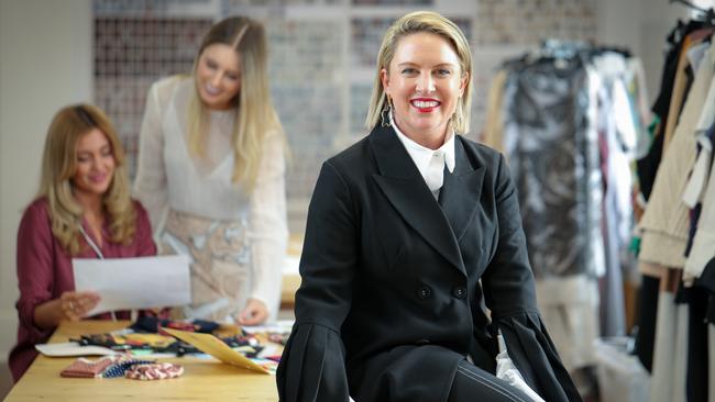Australian Fashion Labels director Melanie Flintoft at their Adelaide design studio in 2017.