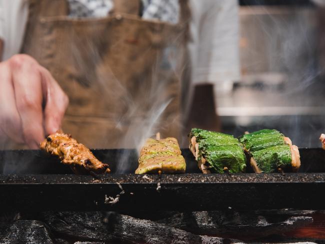 Yardbird has over 20 different types of yakitori.