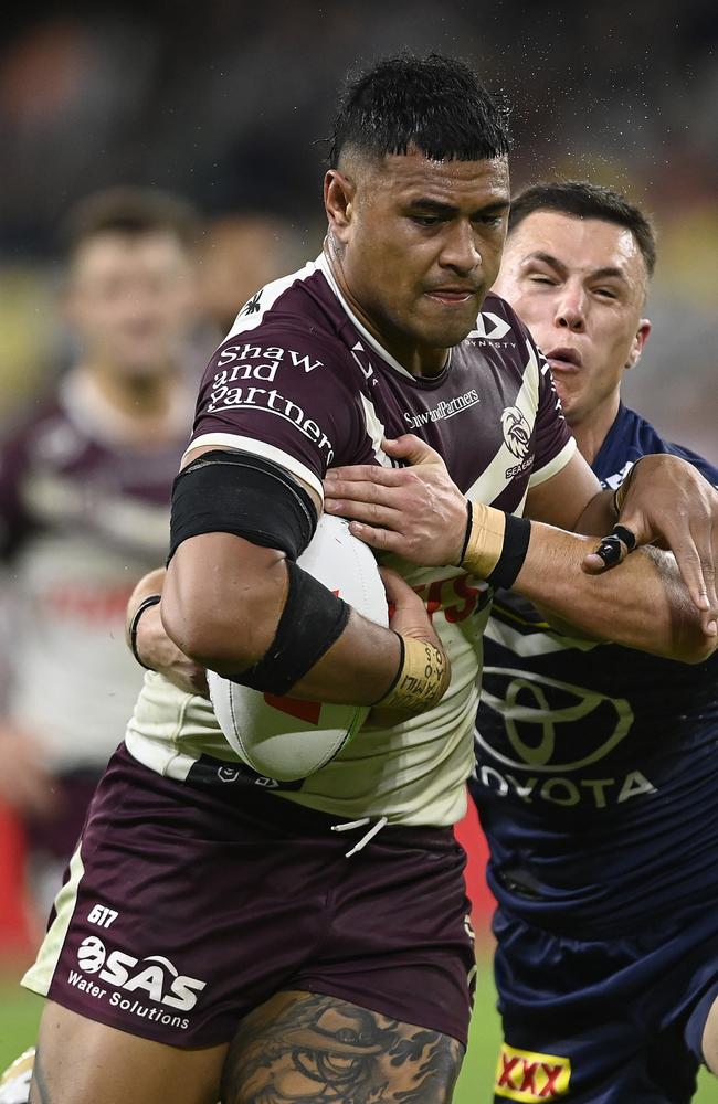 Haumole Olakau'atu of the Sea Eagles is a good price with plenty of upside. Picture: Getty Images