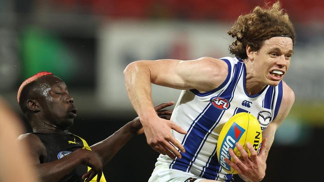 Ben Brown’s form has been in the spotlight with North Melbourne struggling.