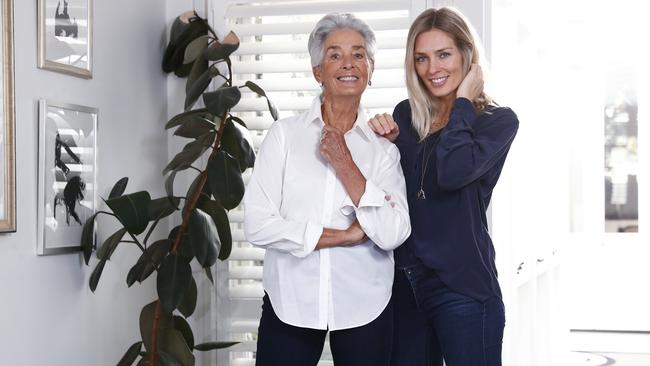 Model mum and daughter Robyn and Lucy Kemp. Picture: Sam Ruttyn