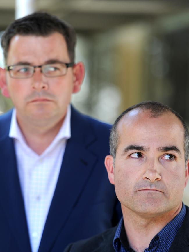 James Merlino wins in Monbulk — he and his boss Dan Andrews have plenty of work to do in government. Picture: Jason Sammon