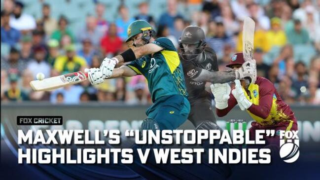 Glenn Maxwell's "unstoppable" highlights v West Indies