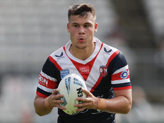 Harold Matthews Cup, Elimination Final. Sydney Roosters v Cronulla Sharks. Saturday 23rd April 2022. Cronulla Sharks 14 d Sydney Roosters 12. Credit: Bryden Sharp - BSP