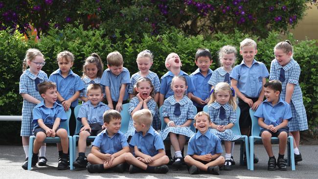 My First Year – Kindy class Kinder Purple. Picture: Sue Graham