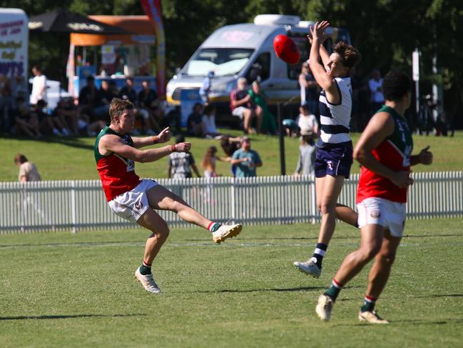 Pictured: Cutters Tom Fields. Cutters v Crocs Round 12. AFL Cairns 2024. Photo: Gyan-Reece Rocha