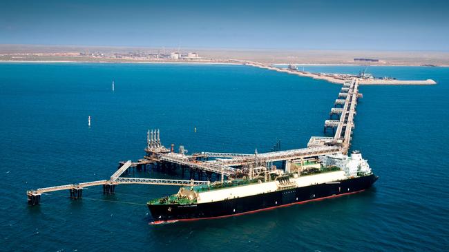 Chevron-operated LNG vessel, Asia Excellence, delivered the commissioning LNG cargo at the Gorgon natural gas plant on Barrow Island in WA. Picture: Supplied.