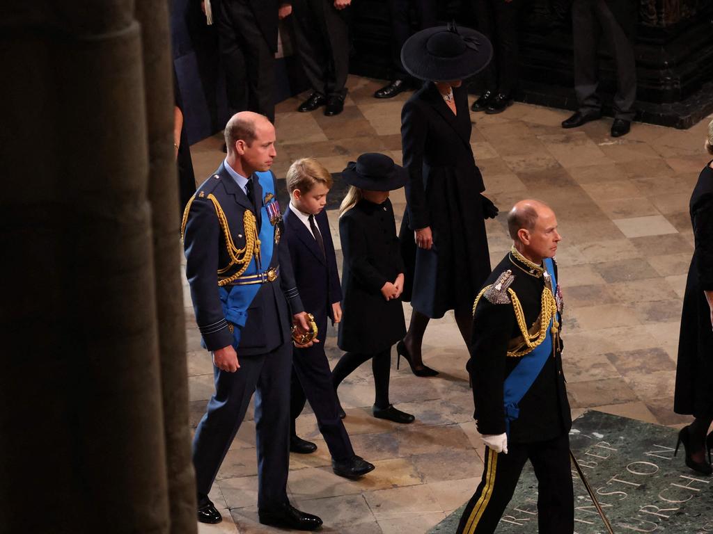 The Wales’ arrive at Westminster Abbey. Picture: Phil Noble / POOL / AFP