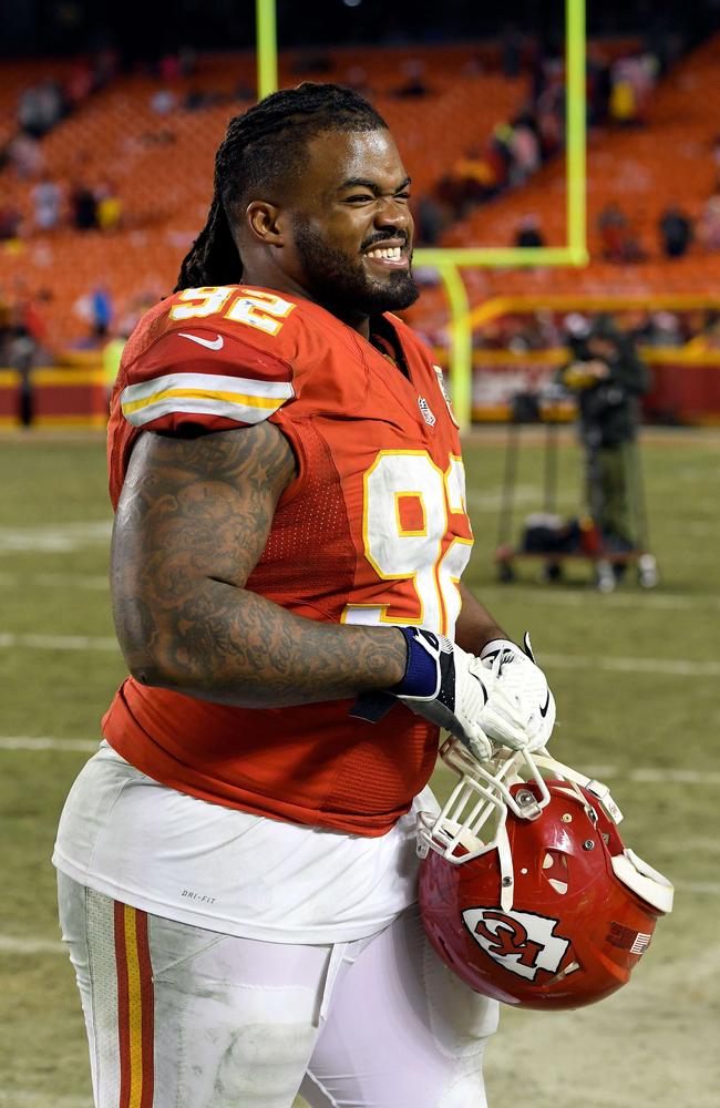 Nose tackle Dontari Poe #92 of the Kansas City Chiefs.