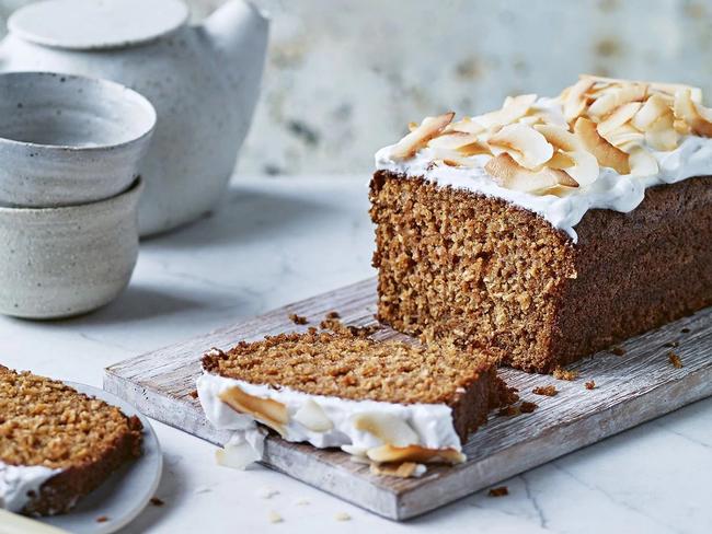 Carrot and coconut cake.