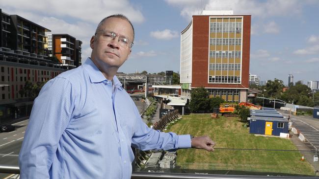 Urban Taskforce CEO Tom Forrest, who lobbied Heritage NSW to protect the Ryde Civic Centre just days before demolition was scheduled to start. Picture: David Swift