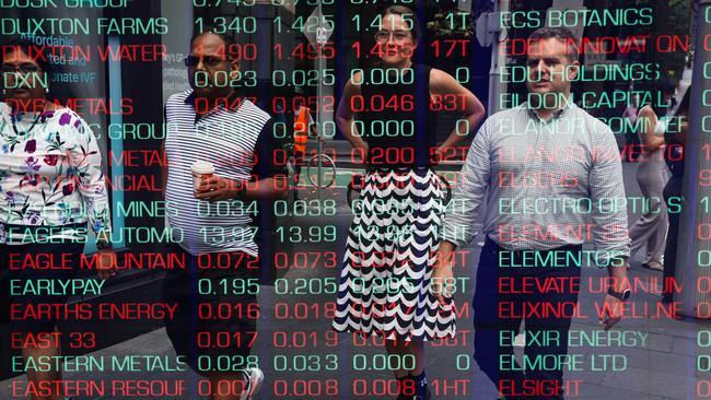 Australian shares fell sharply to finish the week. Picture: NewsWire/ Gaye Gerard