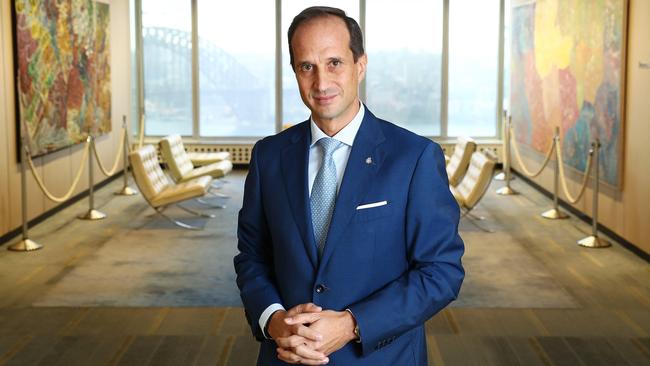 AMP chief executive Francesco De Ferrari. Picture: John Feder.