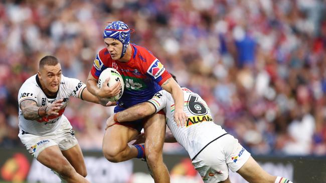 Ponga has struggled at five-eighth so far this season. AAP Image/Brendon Thorne.