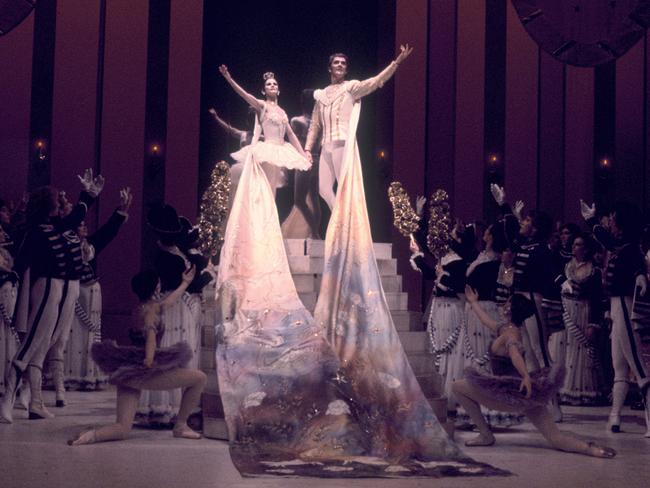 Later that year, The Australian Ballet made their debut on the Opera House stage with Peggy van Praagh’s production of The Sleeping Beauty. Picture: The Australian Ballet Archives