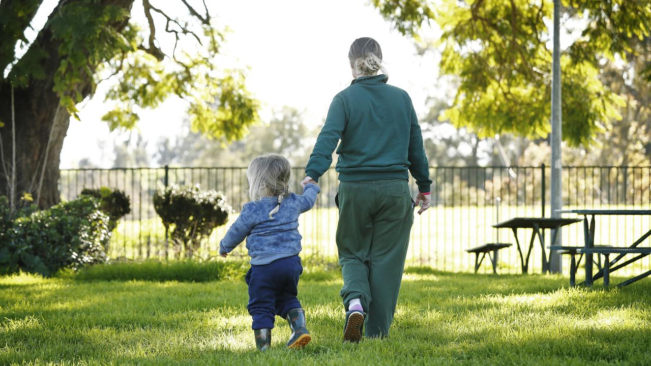 The women still wear prison greens Picture: Sam Ruttyn