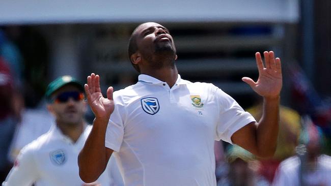 The brother of South Africa cricketer Vernon Philander (pictured) was shot in Ravensmead. Picture: AFP PHOTO/Marco Longari