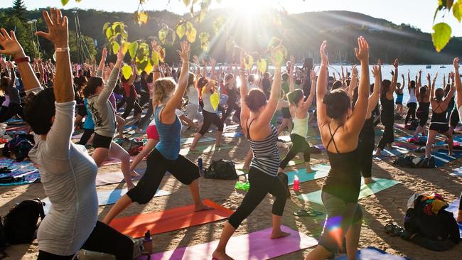 International Wanderlust yoga festival to run at the Catani Gardens in St  Kilda | Herald Sun