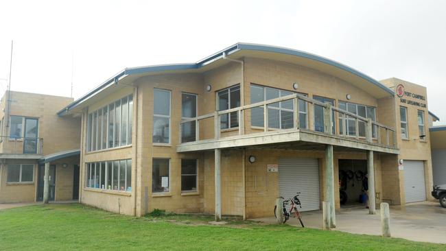 Port Campbell SLSC, where the life savers were stationed. Picture: Andrew Henshaw