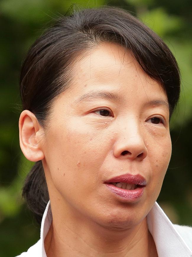 Kathy Lin stood by her husband Robert Xie throughout the trial.