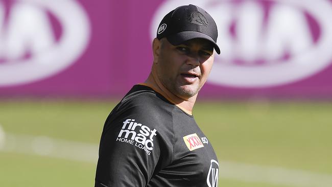 Anthony Seibold has the worst record of any coach in Broncos history, but he is determined to turn the club’s fortunes around. Picture: Getty Images