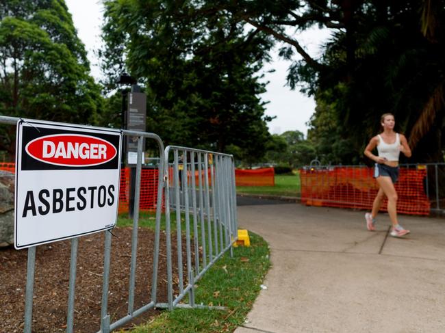 SYDNEY, AUSTRALIA - NewsWire Photos FEBRUARY 15, 2024:.A widespread asbestos contamination has now impacted a popular annual festival in Sydney. Mardi Gras Fair Day has been cancelled four days out from the event after asbestos was discovered in Victoria Park. Picture: NCA NewsWire / Nikki Short