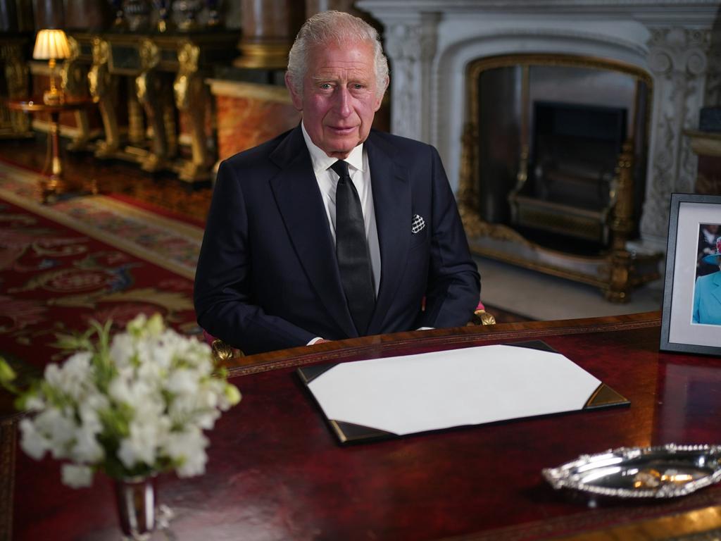 King Charles III was bumped off the front pages on his first day as monarch. Picture: Yui Mok – WPA Pool/Getty Images