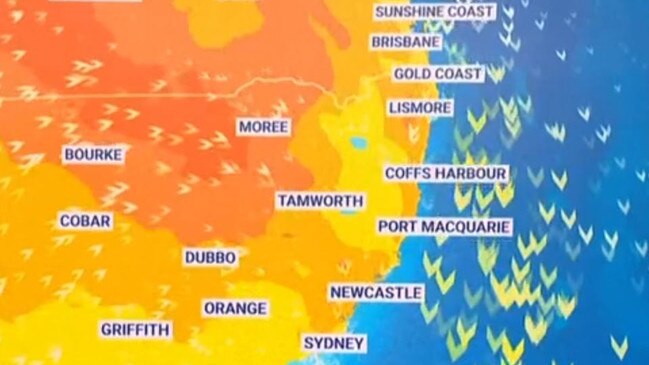 Residents in several parts of NSW are expected to swelter through temperatures near 40C on Friday. Source: Supplied.