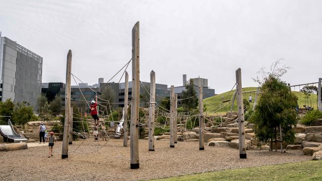 Royal Park Nature Play. Picture: Christopher Chan