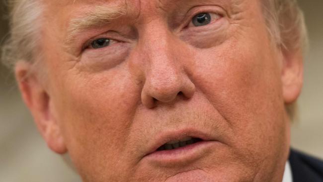 US President Donald Trump speaking from the Oval Office at the White House in Washington, DC, US in May, 2017. Picture AFP/ Jim Watson.