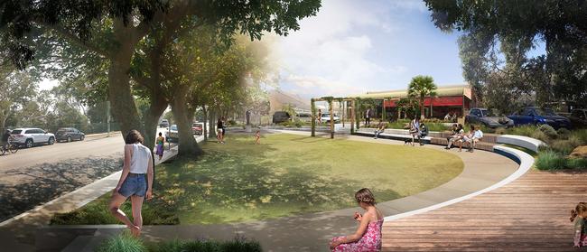 Crescent Head Public Domain Plan concept images. A community advisory group will now be formed to take the project forward. Pics Kempsey Shire Council