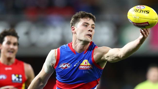 Josh Dunkley will return for the Bulldogs. Picture: Chris Hyde/Getty Images