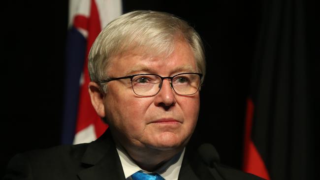 Former PM Kevin Rudd attending a breakfast to mark the 10th Anniversary of the National Apology to AustraliaÕs Indigenous Peoples at Parliament House in Canberra. Picture Kym Smith