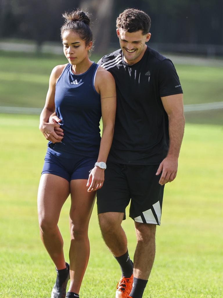 Mary Fowler and Nathan Cleary will share a surface at Accor Stadium in the same week. Picture: Jayden Seyfarth