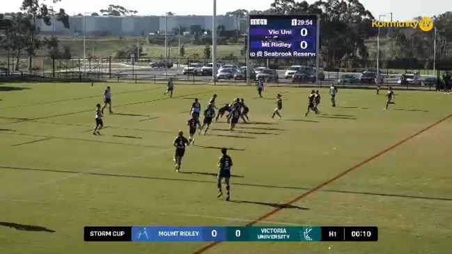 Replay: Mount Ridley v Vic Uni - Storm Cup Round 3