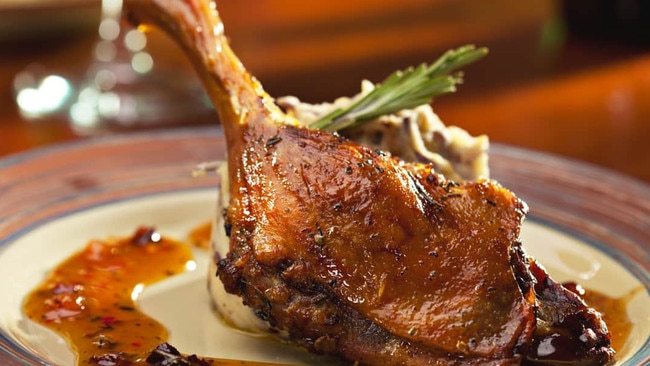 LoLuk Bistro’s duck confit. Picture: Supplied