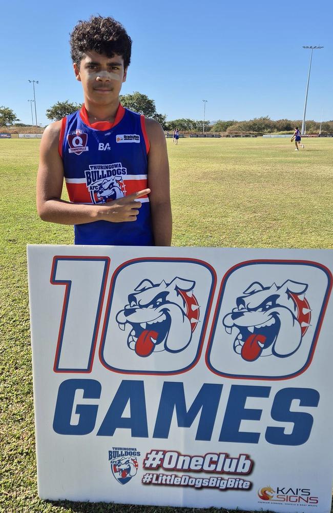 Thuringowa Bulldogs junior Taylar Ronke. Picture: Facebook.