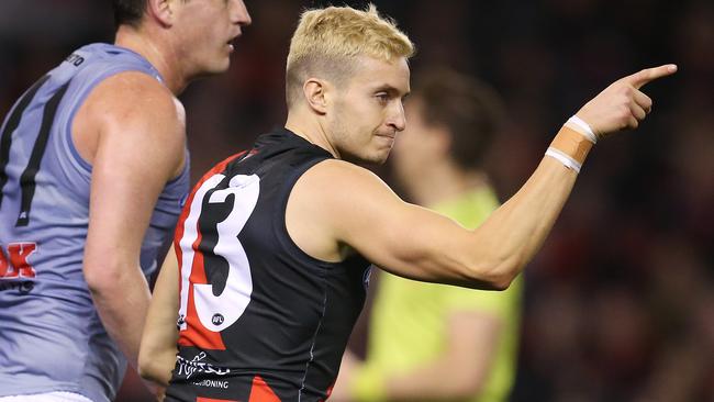 Will he or won’t he? Orazio Fantasia has yet to inform Essendon or Port that he wants to be traded. Picture: Michael Klein