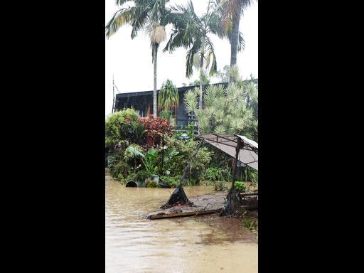 Flooded Homes in Cardwell